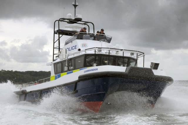 Hampshire police's marine unit