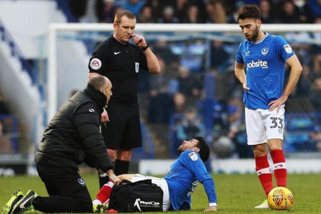 Danny Rose fractured his left leg in last month's victory over Northampton Picture: Joe Pepler