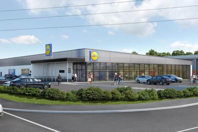 What the revamped Lidl at the The Apex Centre on Newgate Lane in Fareham could look like