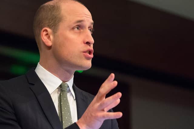 Prince William could be a role model for people struggling to cope with hair loss. Picture: Dominic Lipinski/PA Wire