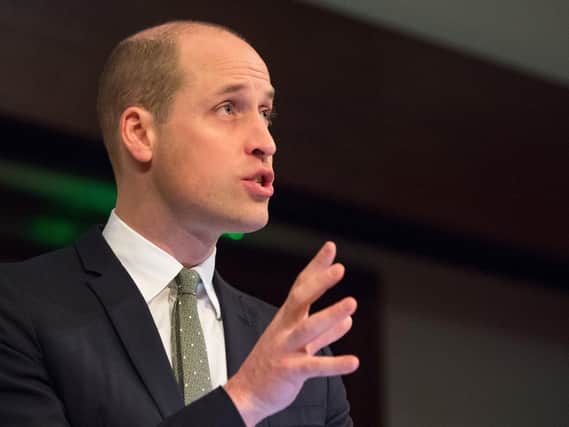 Prince William could be a role model for people struggling to cope with hair loss. Picture: Dominic Lipinski/PA Wire