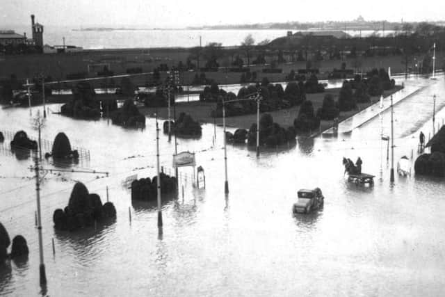 The caption says this was Sunny Southsea but the headland across the water doesnt look right. Any ideas?
