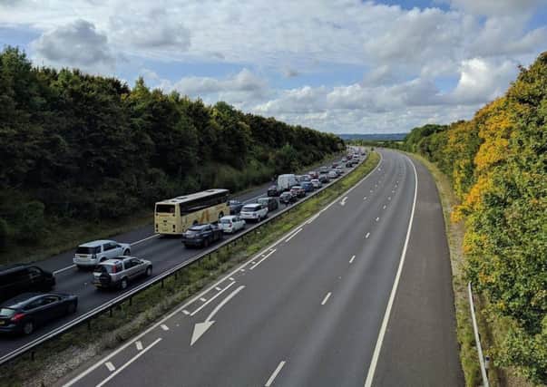 Generic picture of traffic on the M3. Picture: Jonathon Marks/Twitter/PA Wire
