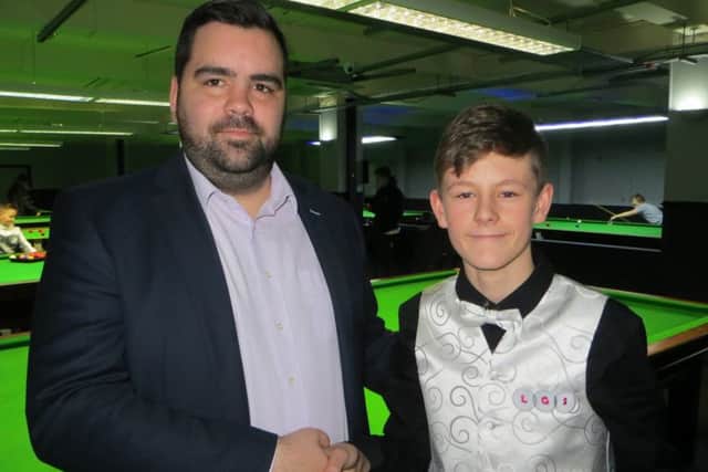 Zak Truscott, right, with Craig Mason. Picture: Tim Dunkley
