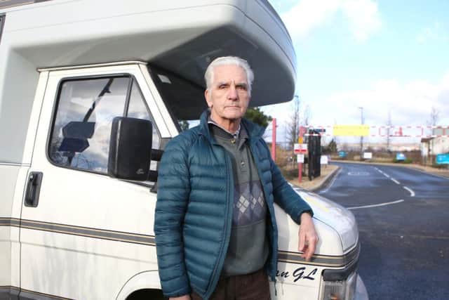 Norman Oxley was turned away from the city's park and ride car park because his motorhome was too tall