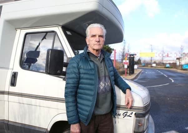 Norman Oxley was turned away from the city's park and ride car park because his motorhome was too tall