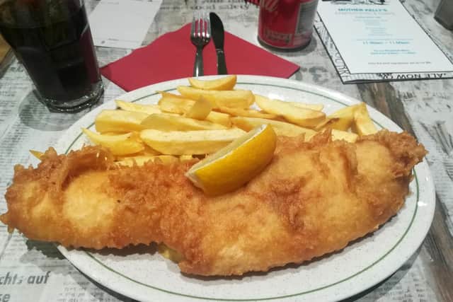Fish and chips at Mother Kelly's