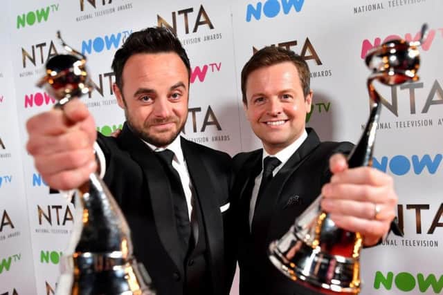 Ant and Dec, winners for the 17th year running