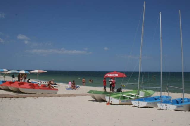 Monastir Beach, in the Sahel area.