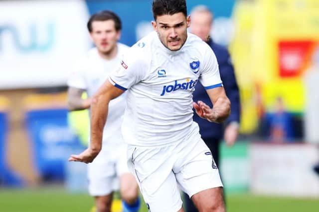 Pompey midfielder Gareth Evans