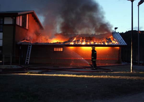 Wymering Community Centre on fire in 2006 Picture: Hampshire Fire and Rescue