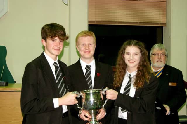 Myles Jauncey, Luka Mankiewicz and Ellen Flewitt at Youth Speaks
