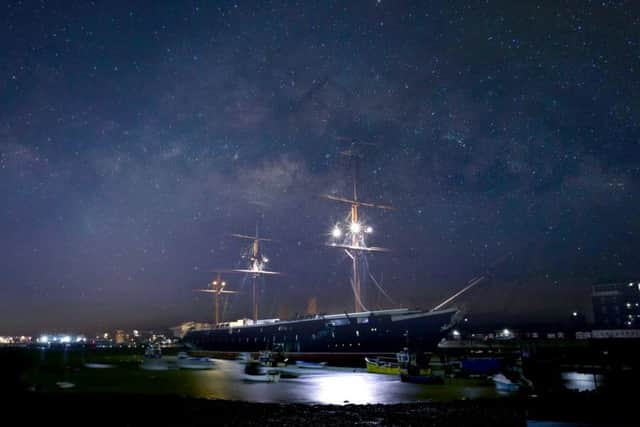 Go stargazing at Portsmouth Historic Dockyard. Picture : Habibur Rahman PPP-180124-113258006 PPP-180124-113258006