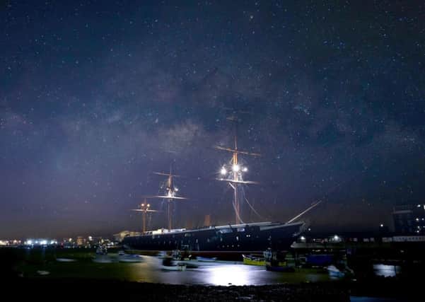 Go stargazing at Portsmouth Historic Dockyard. Picture : Habibur Rahman PPP-180124-113258006 PPP-180124-113258006