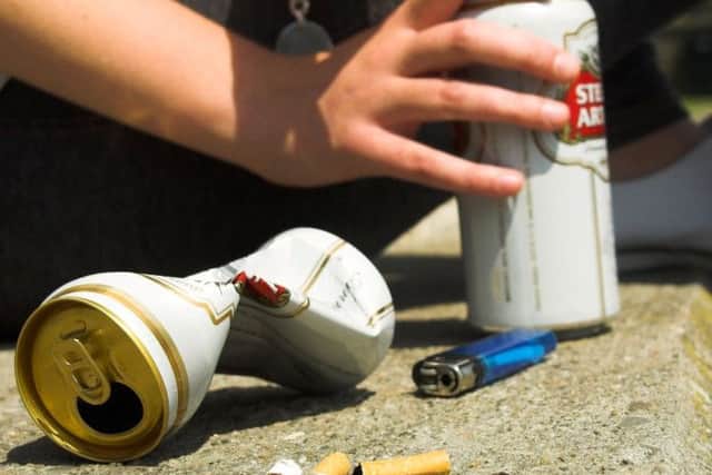 Anti-social behaviour has been rife in the area