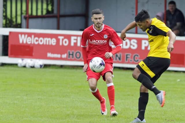 Horndean's Josh Maloney scored two goals in their 4-3 league win. Picture: Ian Hargreaves