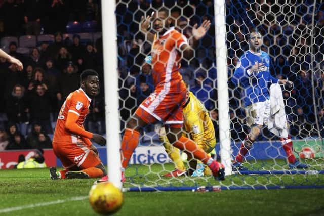 Substitute Brett Pitman watches his last-gasp effort go agonisingly wide Picture: Joe Pepler