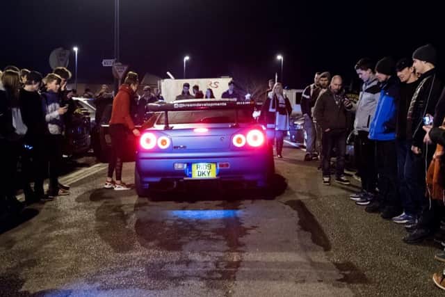 This beautiful modified car stopped traffic