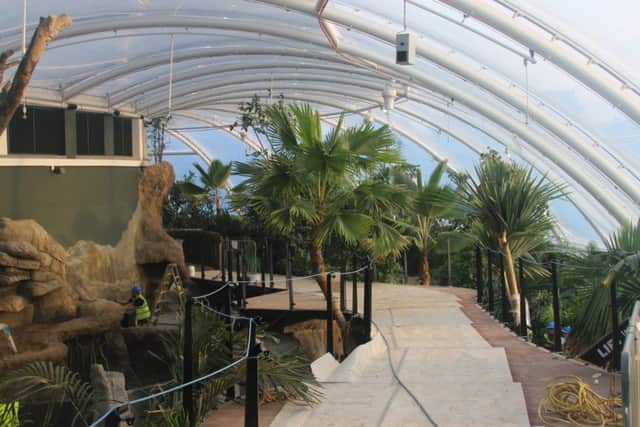 The Â£8m tropical house which is due to open in March