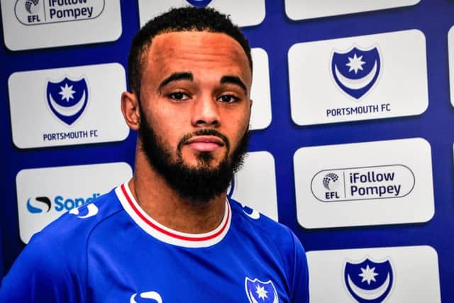 New Pompey loan signing Anton Walkes. Picture: Colin Farmery