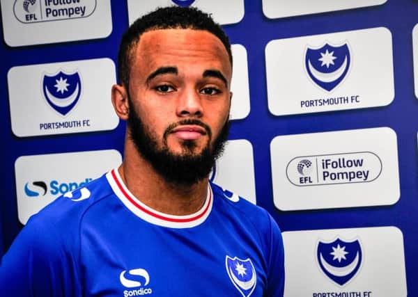New Pompey loan signing Anton Walkes. Picture: Colin Farmery