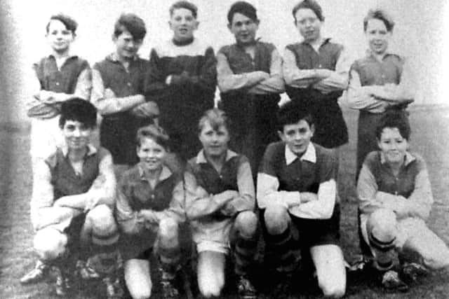 rw POOR PIC Reunion St Lukes c of e schoolBack row left to rightSteve Paffett, Geoff Mould, Tim Wallis, Keith Davies, Dave Wakenshaw , Kenny Finlay. Front row l to r. Paul Welch Kevin Relf Bob Scadden, Ray Lowe, Clive Walsh.Photo given to me by Ken Finlay who would love to meet up with any of the boys in this photographSandra Langford nee Hallett From: Sandra Langford Date: 25 January 2018 at 15:14Subject: Re: Reunion St Lukes c of e schoolTo: Chris Owen Hi Chris thank you so much for the big spread you did for me on Reunion I am organising.  I have been contacted by a Ken Finlay who was at school with me when boys and girls amalgamated giving me a photo of him with the school football team at that time.  Can I be cheeky and ask if you would kindly post this photo with names for us.  We have located two of the names Ray Lowe Paul Welch and Kevin Relf but would very much like to find the others if possible.  We do have old boys coming