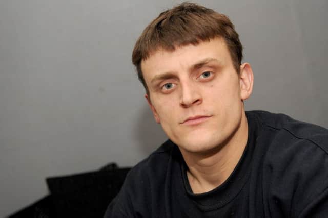 Arron Warren, who was hit on the head with a baton by a Devon and Cornwall PC