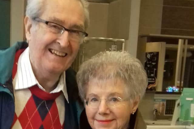 Peter and Shirley Bradley, the founders and former owners of Bradleys Bathrooms of Portsmouth