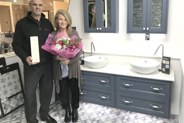 Andy and Julie Bye, the owners of Bradleys Bathrooms of Portsmouth