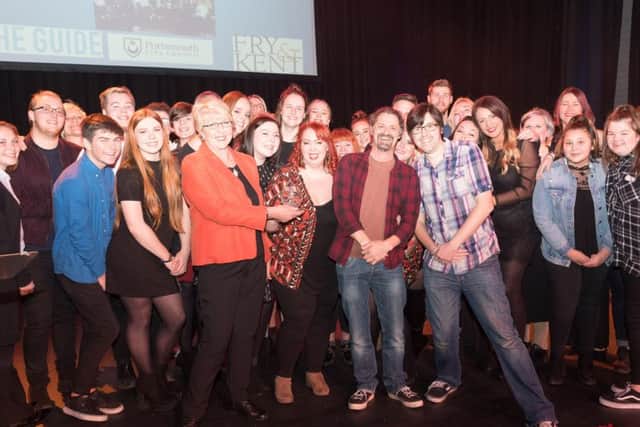The Guide Awards Special Achievement Award presented to Urban Vocal Group. Picture: Keith Woodland