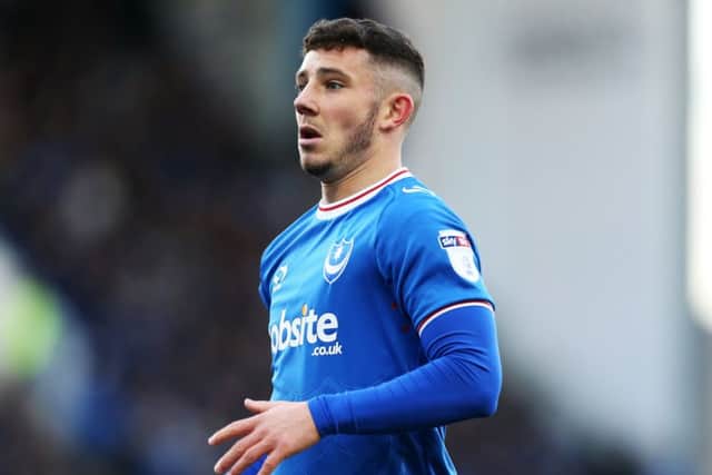 Pompey striker Conor Chaplin Picture: Joe Pepler