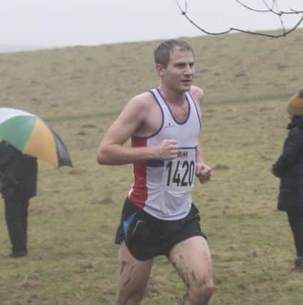 James Teuten racing in the senior men's event. Picture: Paul Smith
