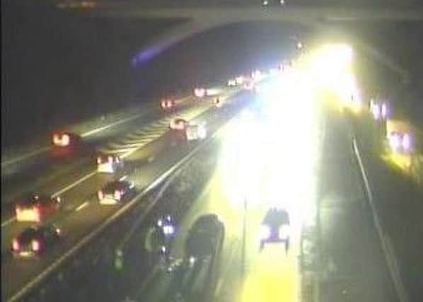 The scene on the A3(M). Picture: Highways England