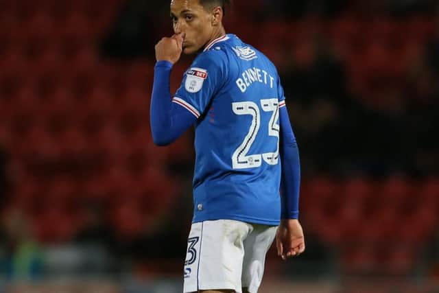 Kyle Bennett has tonight left Pompey by mutual consent.