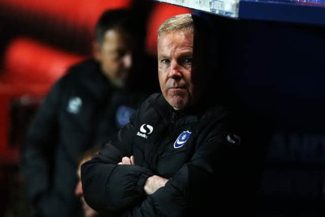 Pompey boss Kenny Jackett. Picture: Joe Pepler