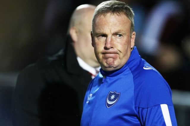 Pompey boss Kenny Jackett. Picture: Joe Pepler