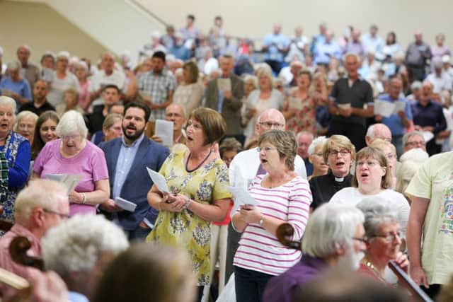 Singing together can help us to draw closer to God. Why not visit one of the Hayling churches to try it?