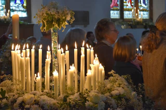 A Candlemas service at St Marys Church, Alverstoke
