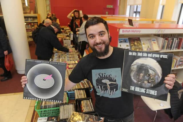 Gosport Discovery Centre's record fair organiser Kieron Howes.
Picture: Ian Hargreaves (180191-1)