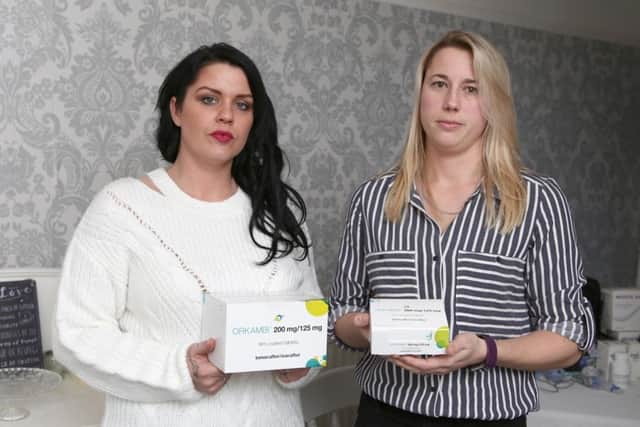 Gemma Weir and Michelle Frank are campaigning to get drug Orkambi available on the NHS fo children with cystic fibrosis Picture: Habibur Rahman