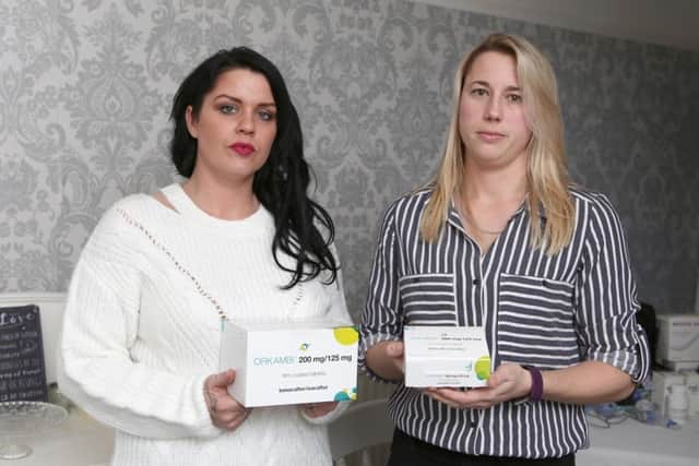 Gemma Weir and Michelle Frank are campaigning to get drug Orkambi available on the NHS fo children with cystic fibrosis      Picture: Habibur Rahman