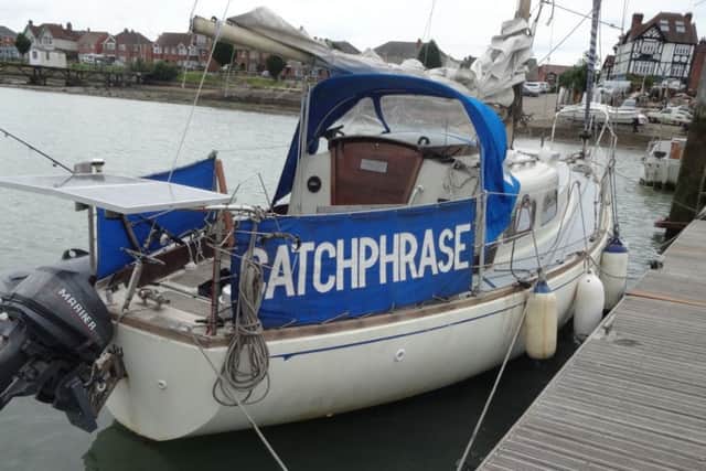 A man has been fined for mooring his boat Catchphrase at a Gosport pontoon for weeks.