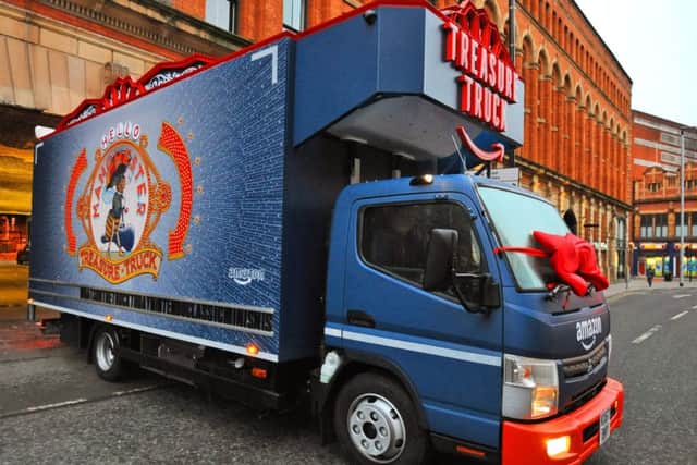 The Amazon Treasure Truck is coming to Portsmouth. Picture: Rui VieIra/PA Wire