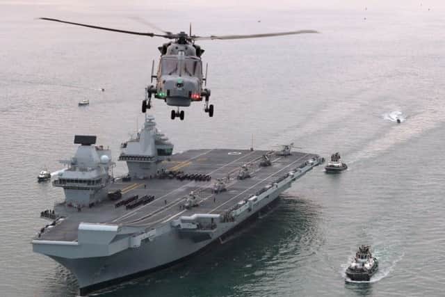 HMS Queen Elizabeth.
Picture: LPhot Dan Rosenbaum
FRPU(E)