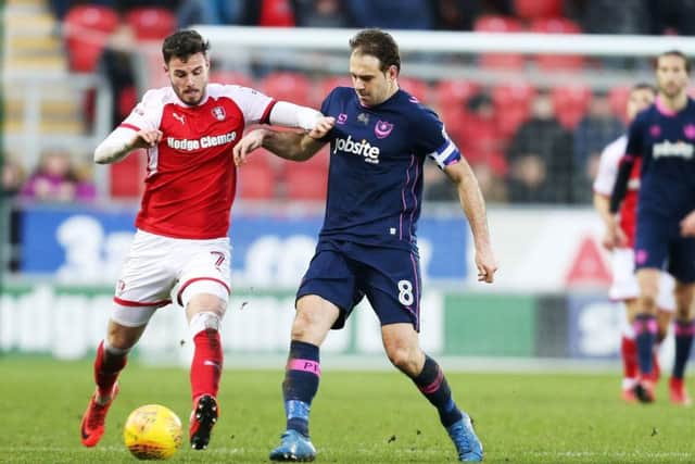 Rotherham currently occupy the final League One play-off spot. Picture Joe Pepler