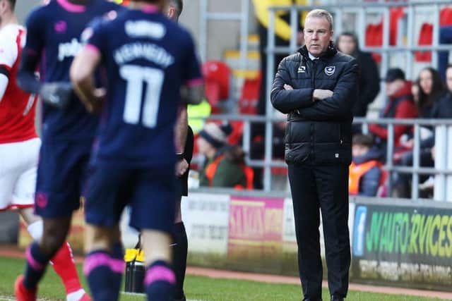 Pompey boss Kenny Jackett. Picture: Joe Pepler