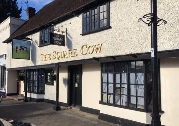 The Square Cow in The Square, Wickham