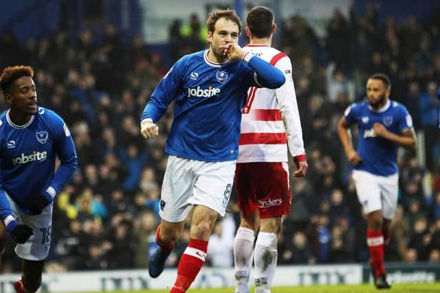 Brett Pitman came off the bench to score Pompey's equaliser