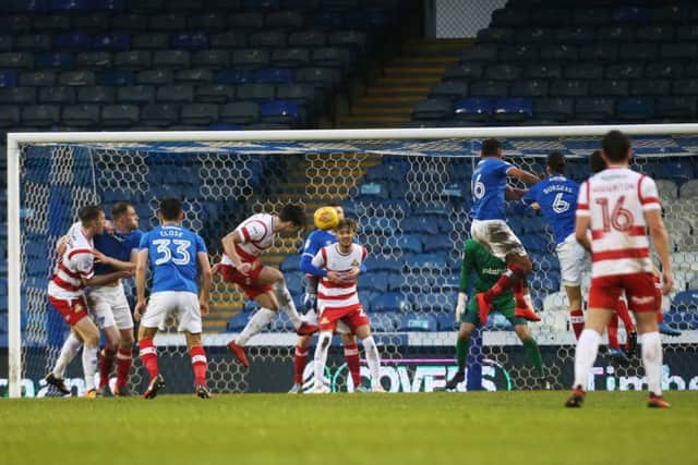 John Marquis scores against Pompey. Picture: Joe Pepler