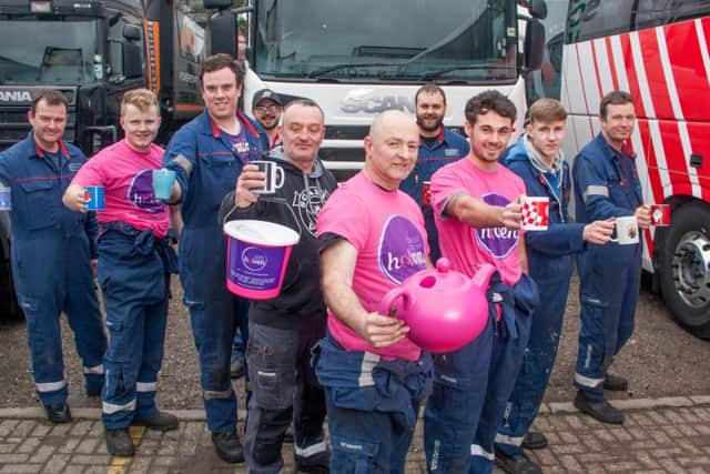 Scania, in Fareham, will be supporting the Titchfield-based Breast Cancer Haven's fundraiser the Big Tea Cosy
Picture: Phil Burner